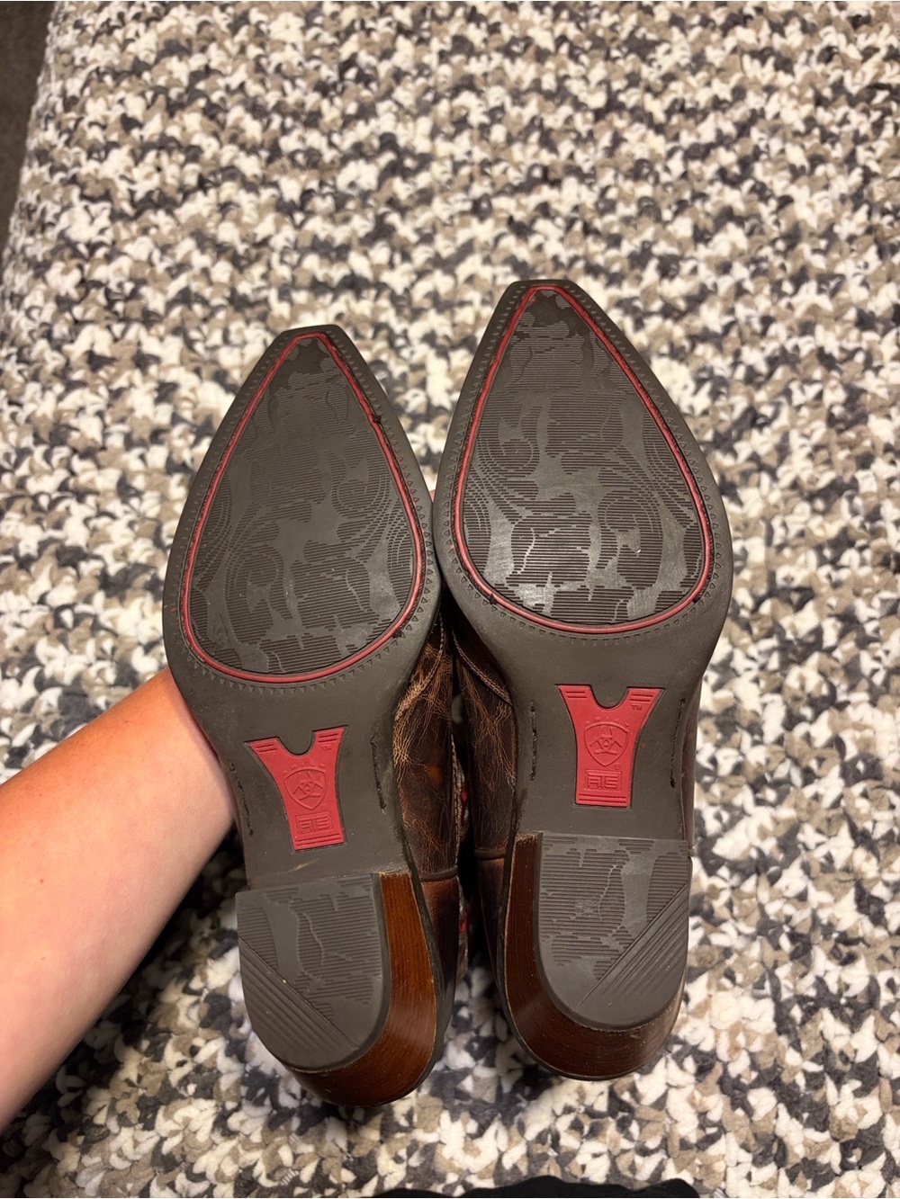 Ariat Brown Leather Boots - Picture 7 of 7